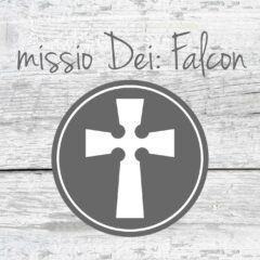 missio Dei: Falcon Colorado logo with cross